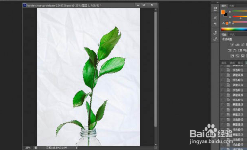 ps实用小技巧：快速抠出植物