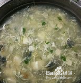 皮蛋豆腐羹的做法