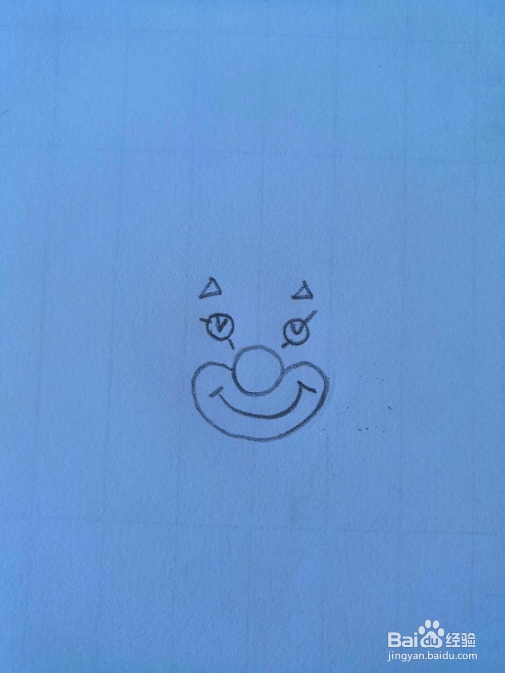 简笔画-如何画小丑