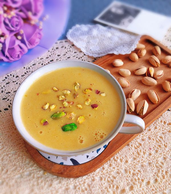 开心果银耳玉米汁