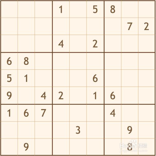 数独游戏规则以及基本概念 百度经验 数独游戏规则以及基本概念 百度经验