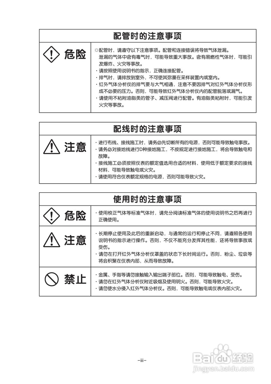 富士ZRE 红外气体分析仪使用说明书:[1]