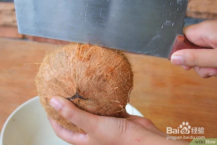 怎么快速的打开椰子喝果汁呢？（二）