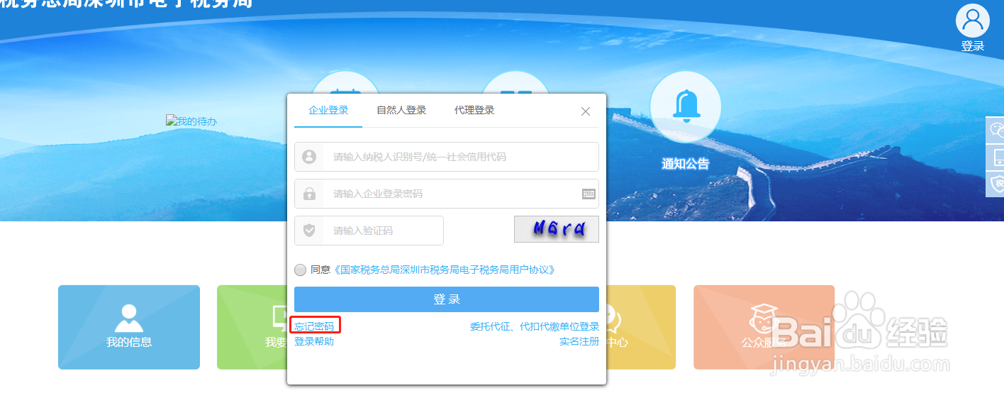 如何重置国税登录密码