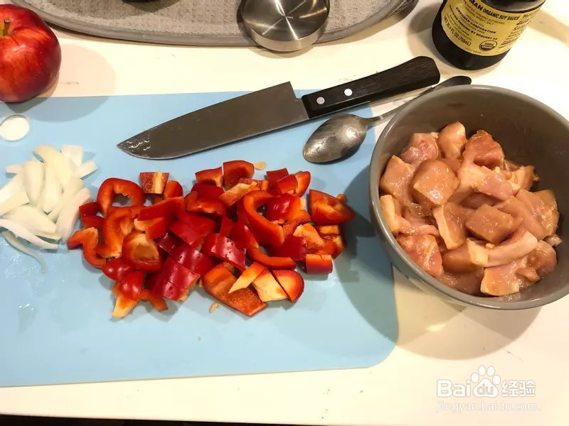 怎样做出家常菜系列之甜椒糖醋猪肉