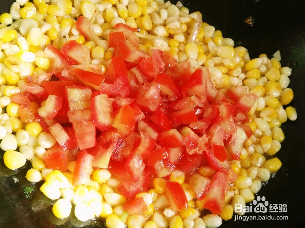 如何做西红柿玉米