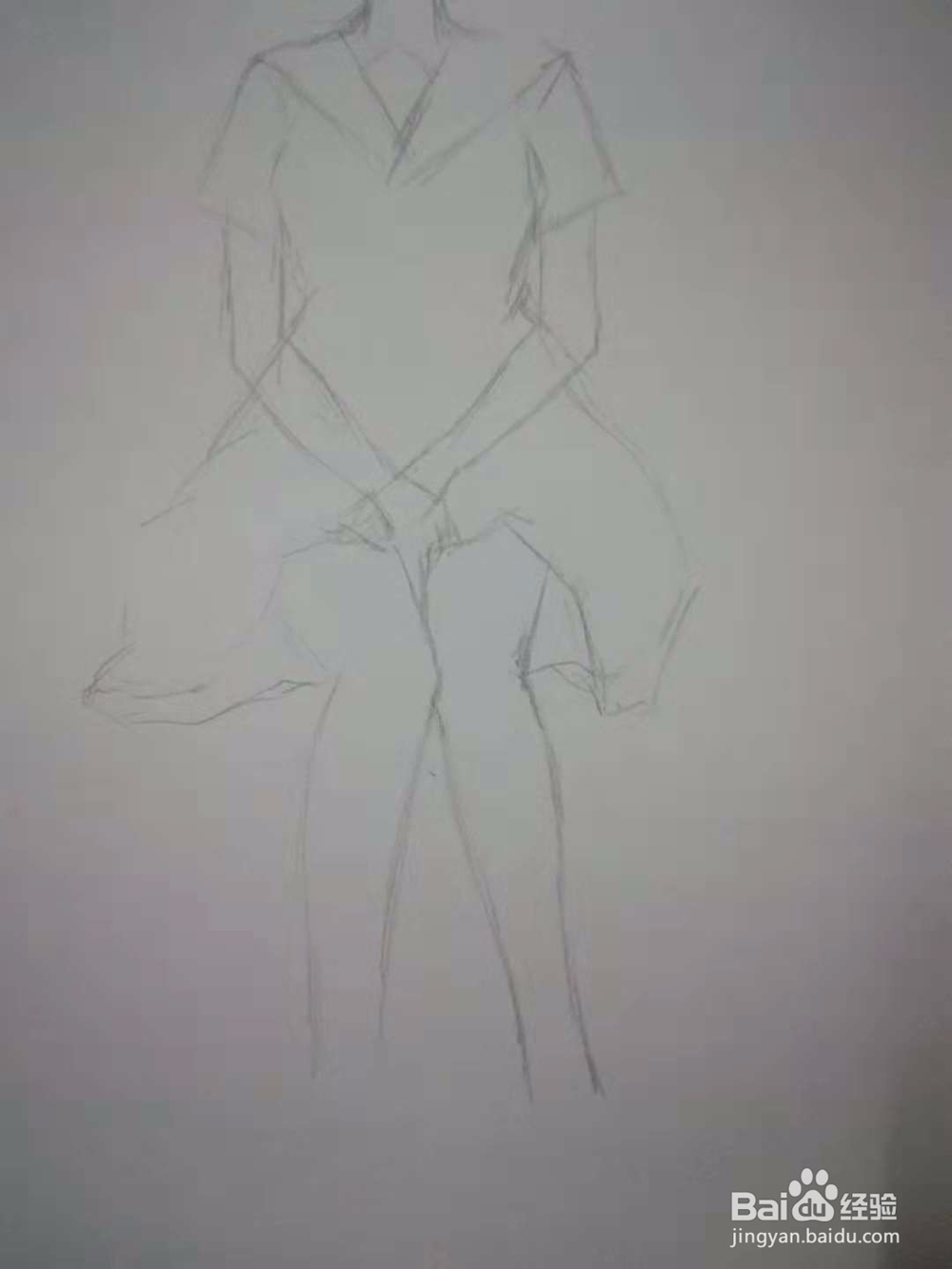 《地铁上的少女》漫画手绘插画线稿教程