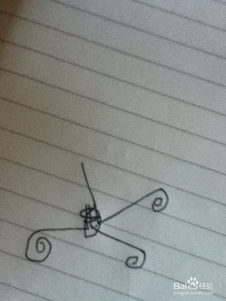 怎样用U型针做工艺品：[3]烛台