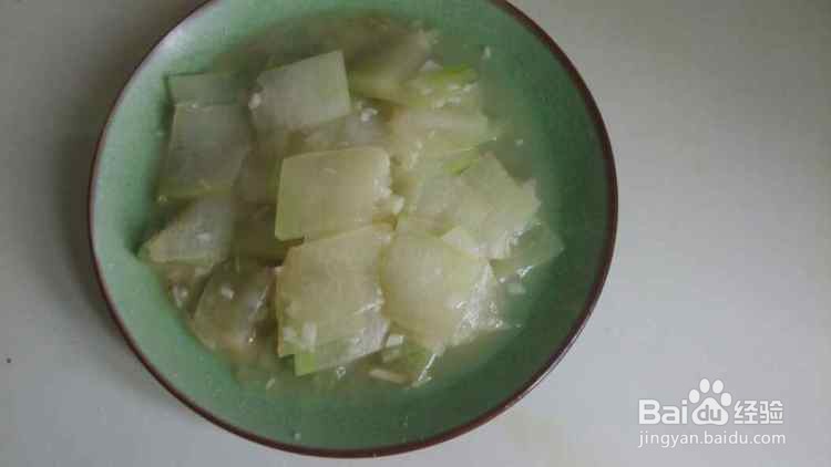 蒜蓉冬瓜的做法
