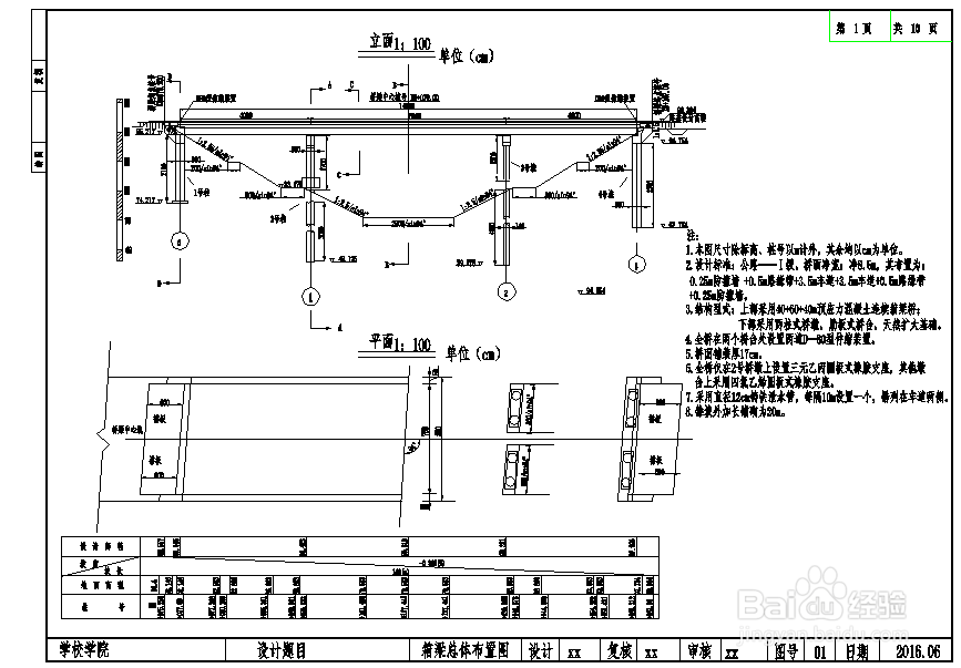 一周内快速完成桥梁专业本科毕业设计
