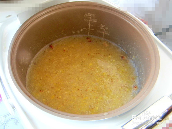 玉米红枣粥的制作方法