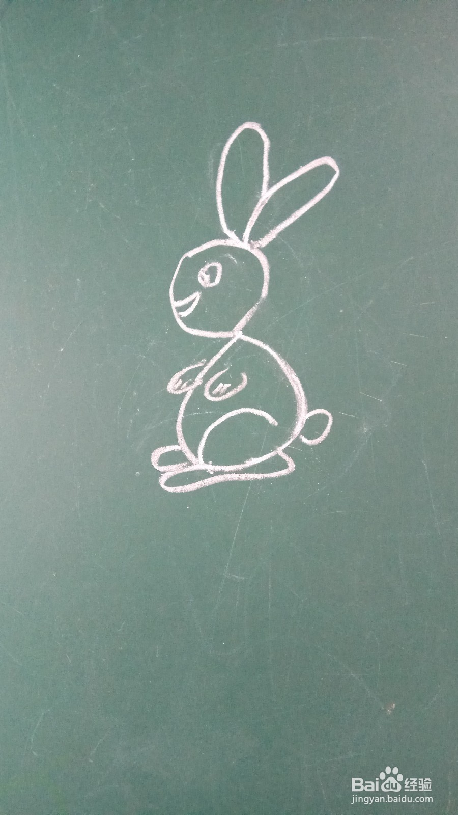 怎样用数字画简笔画兔子？