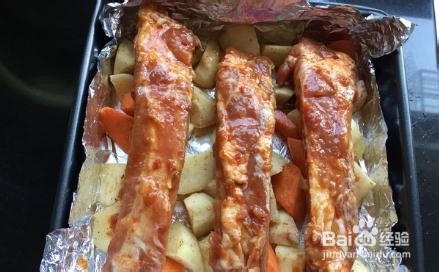 橙香烤肋排怎么做