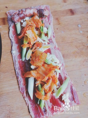 在家制作美味的芝士肉卷