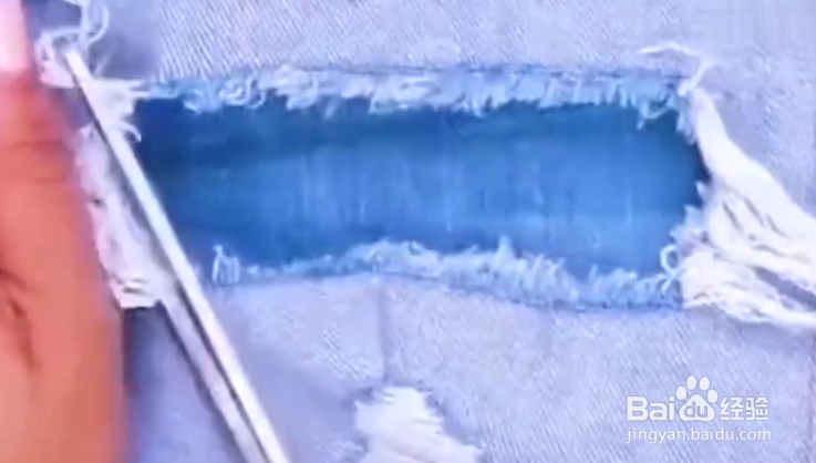 如何自己改牛仔裤