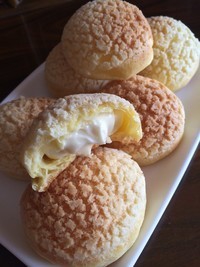 美味的酥皮泡芙