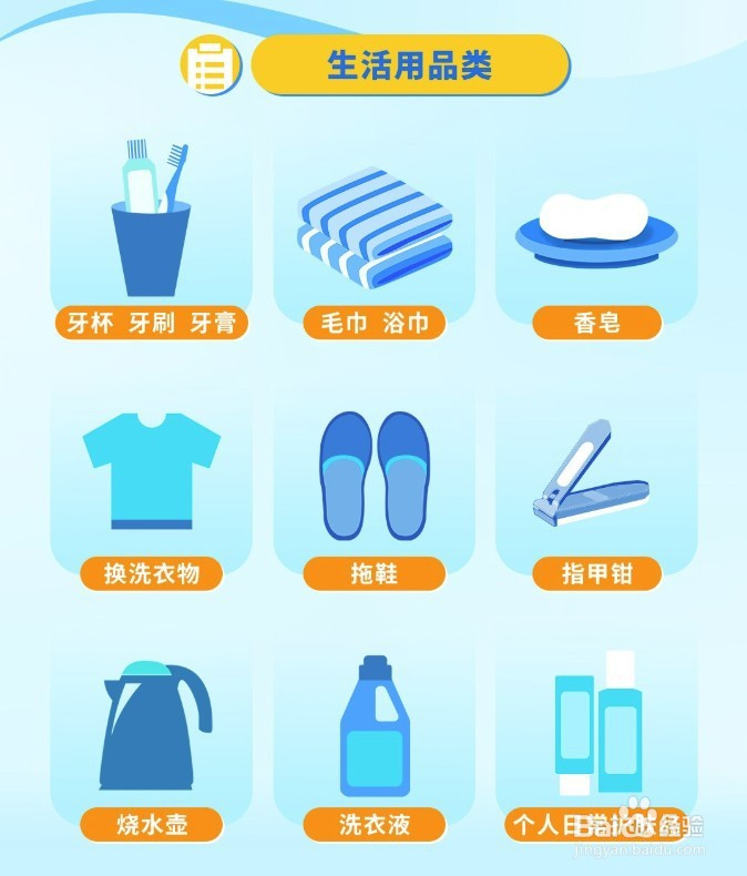 收到隔离通知后,需要准备哪些物品