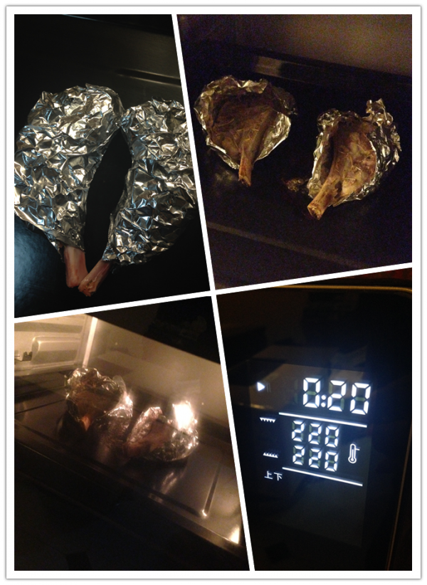 烤羊排佐红酒汁