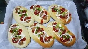 香肠面包的做法