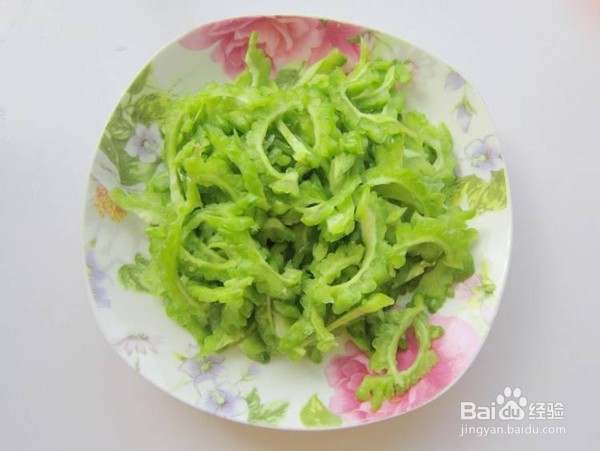 凉拌苦瓜的做法