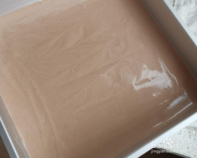 巧克力古早蛋糕的做法