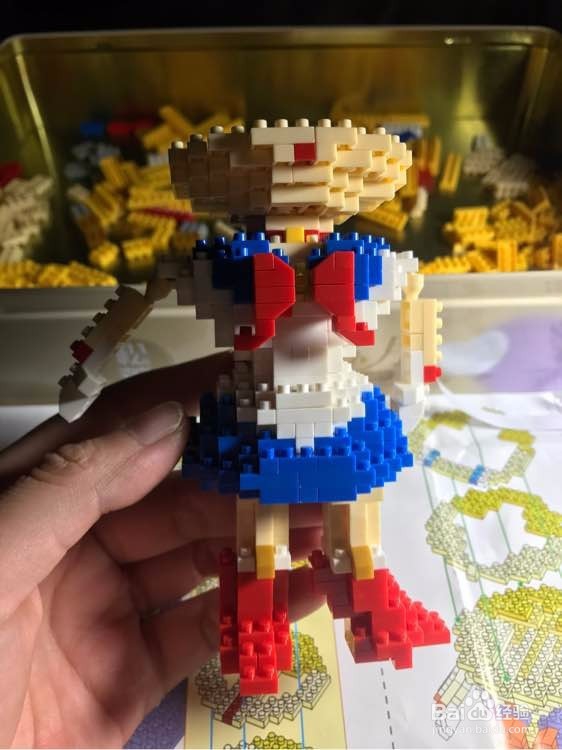 微钻积木怎么拼法