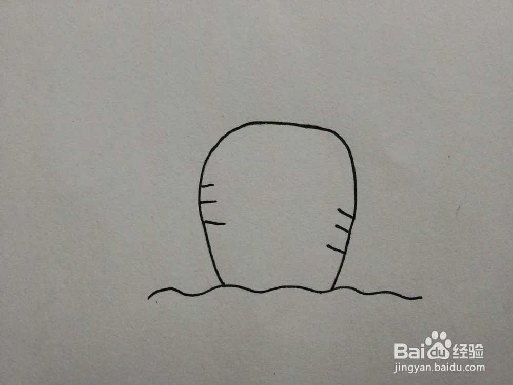 简笔画——怎么画小兔子和胡萝卜