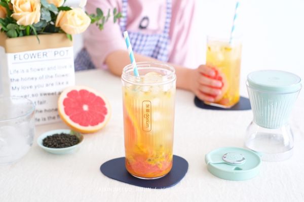 冷萃百香果西柚乌龙茶