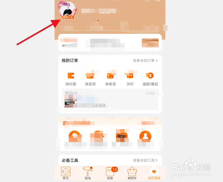 淘宝如何查看总消费金额?