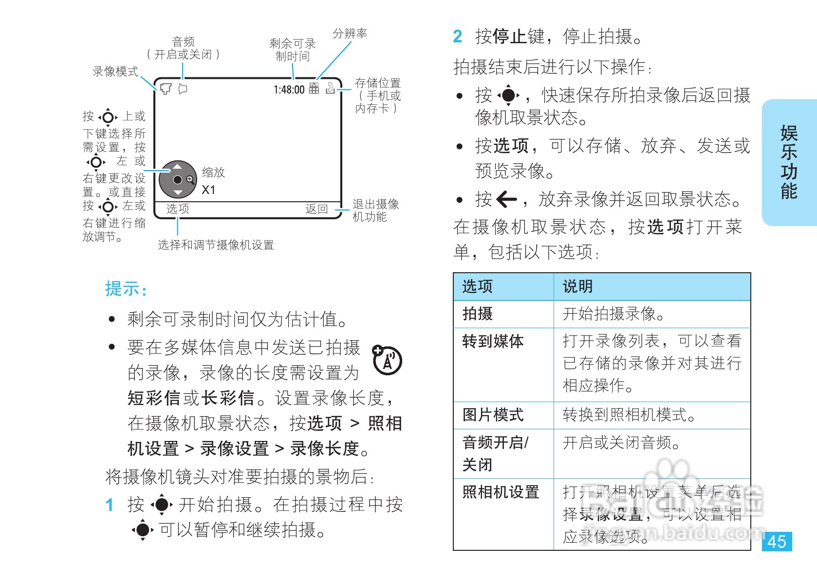摩托罗拉EM30手机使用说明书:[5]