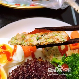 低脂蔬菜鸡胸肉饼的做法