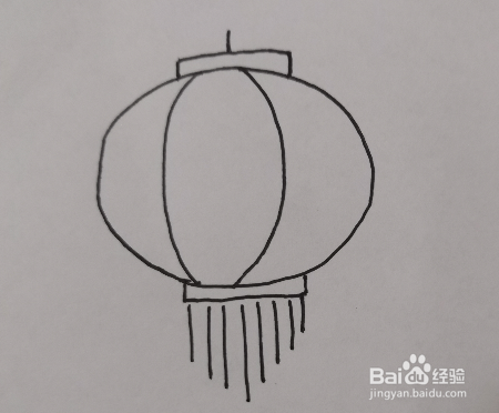 简笔画：红灯笼怎么画？
