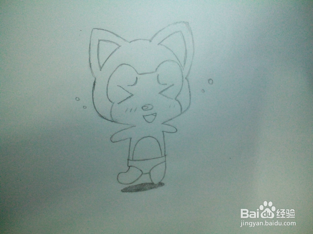 如何画 呆萌阿狸