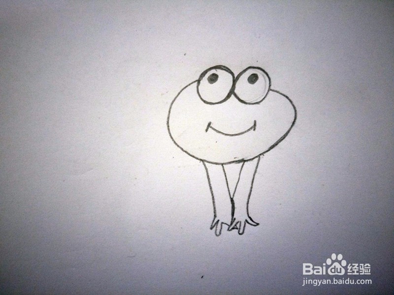 儿童简笔画—小青蛙的画法