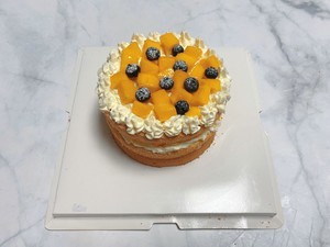 芒果裸蛋糕的做法