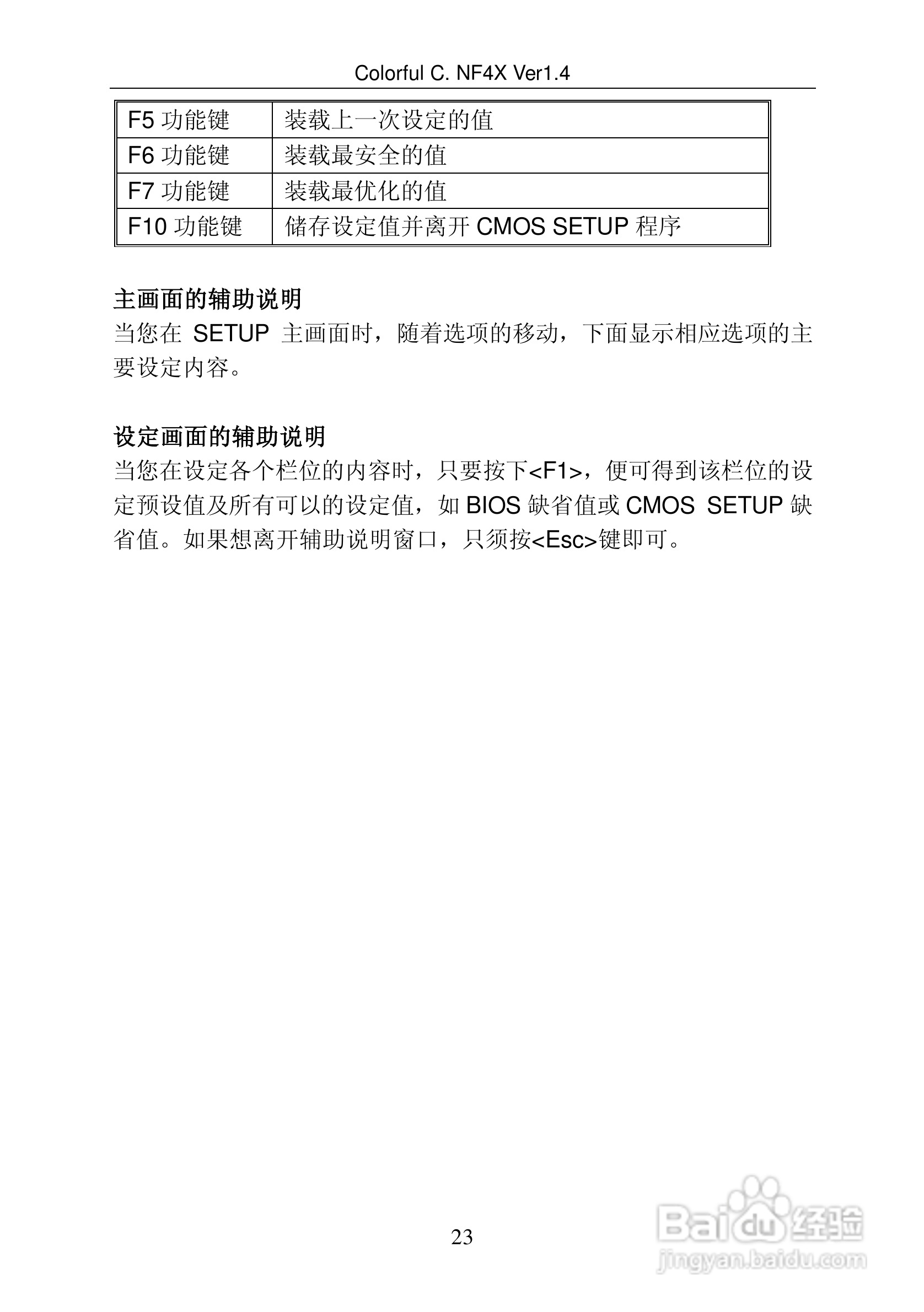 七彩虹C.NF4X Pro型主板说明书:[4]