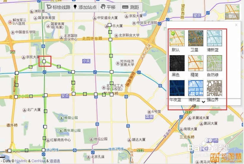 如何使用地图慧快速制作旅游路线图、班车路线图