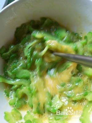 苦瓜煎蛋美味菜