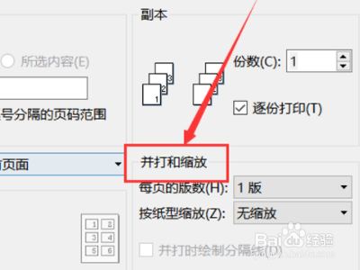 WROD文档缩印的方法