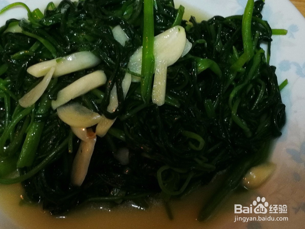 我家的私房菜-人人喜欢-清炒空心菜叶