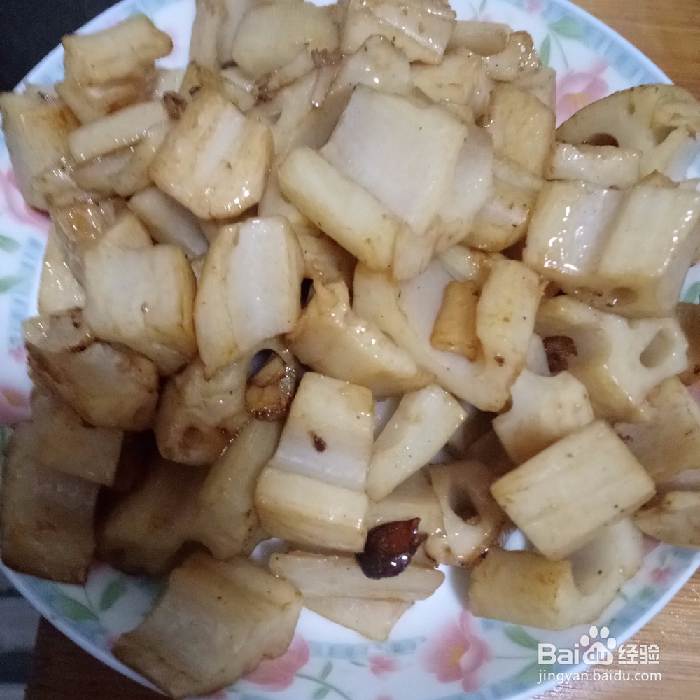 清炒莲藕的家常做法