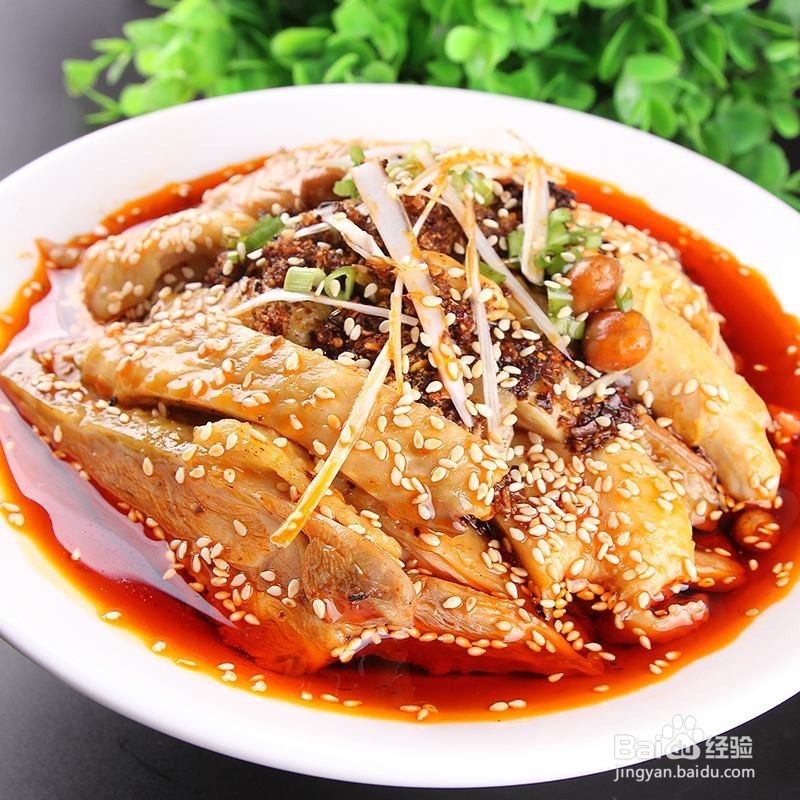 凉拌土鸡的制作方法