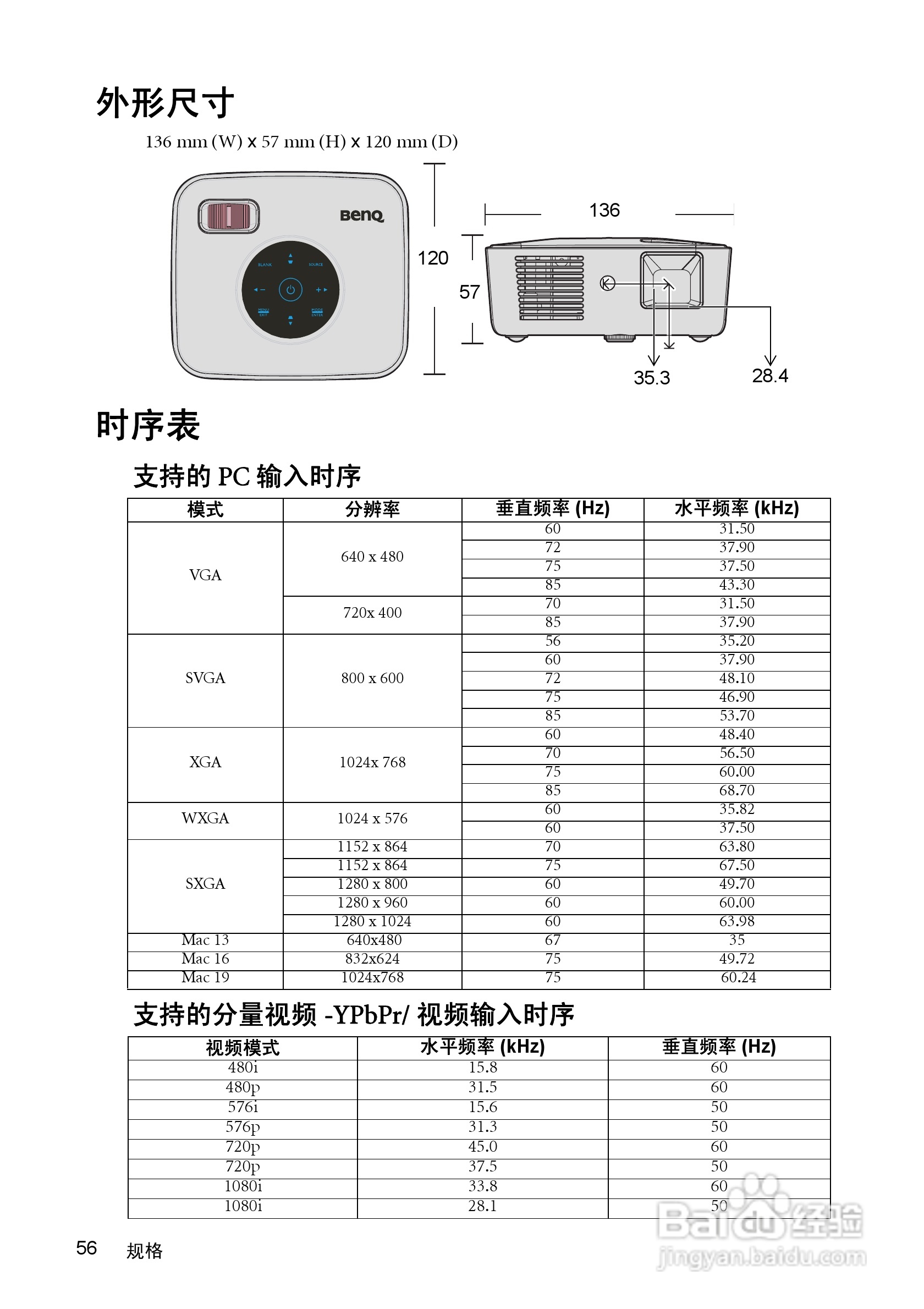 明基GP1投影仪使用说明书:[6]