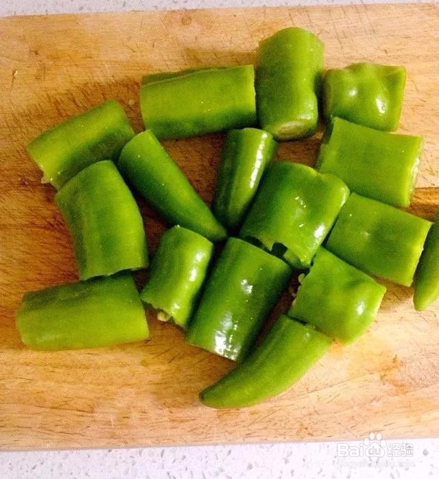 下班回家10分钟,糖醋口儿的虎皮尖椒端上桌