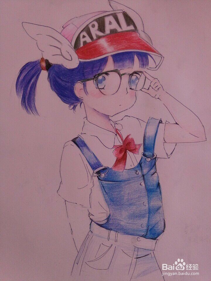 彩铅画之动漫人物