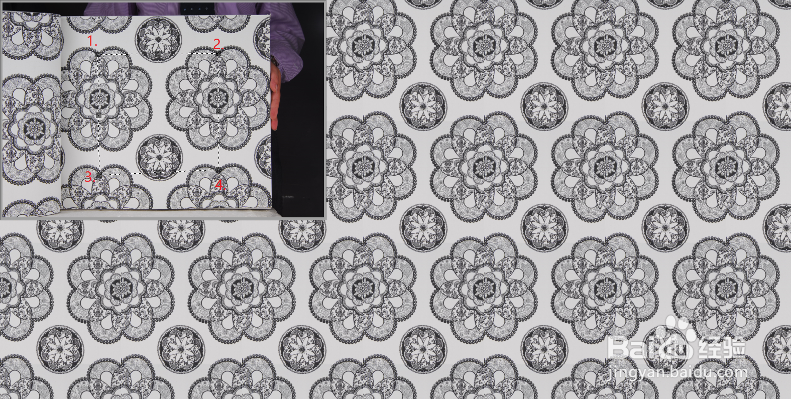 墙纸墙布素材如何剪裁