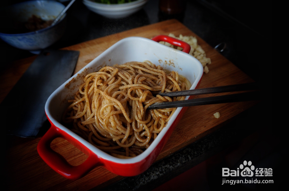 应该这样做芝麻酱意面