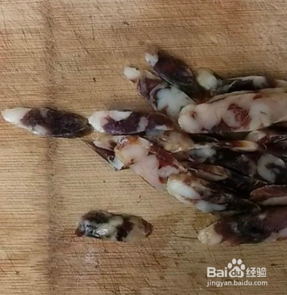 腊肠炒四季豆的家常做法