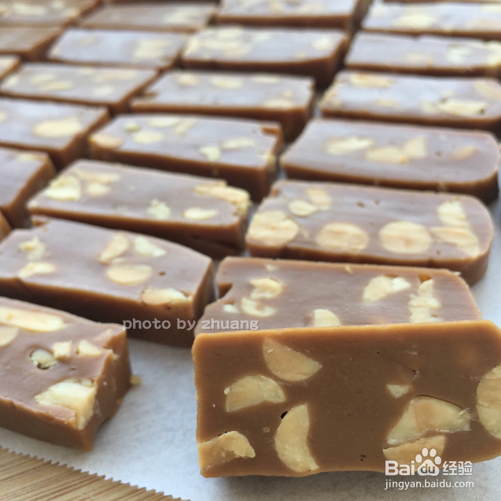 营养美味的花生太妃糖