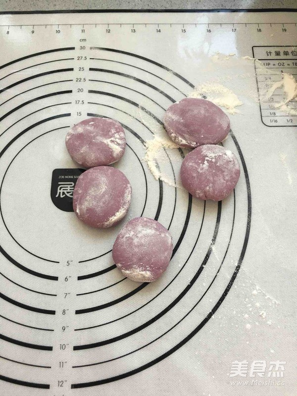 紫薯玫瑰花馒头